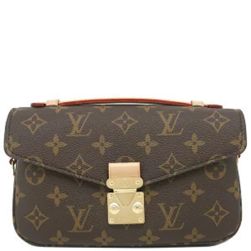 Louis Vuitton bag Pochette Metis EW Monogram canvas brown shoulder handbag